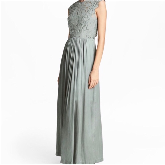 H&M Dresses & Skirts - H&M sage green maxi size 2 (more like a 0) H&M Dresses & Skirts - H&M sage green maxi size 2 (more like a 0)